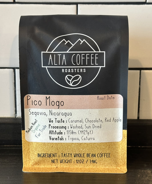 Pico Mogo - Nicaragua - Organic - Fair Trade - 12oz Bag