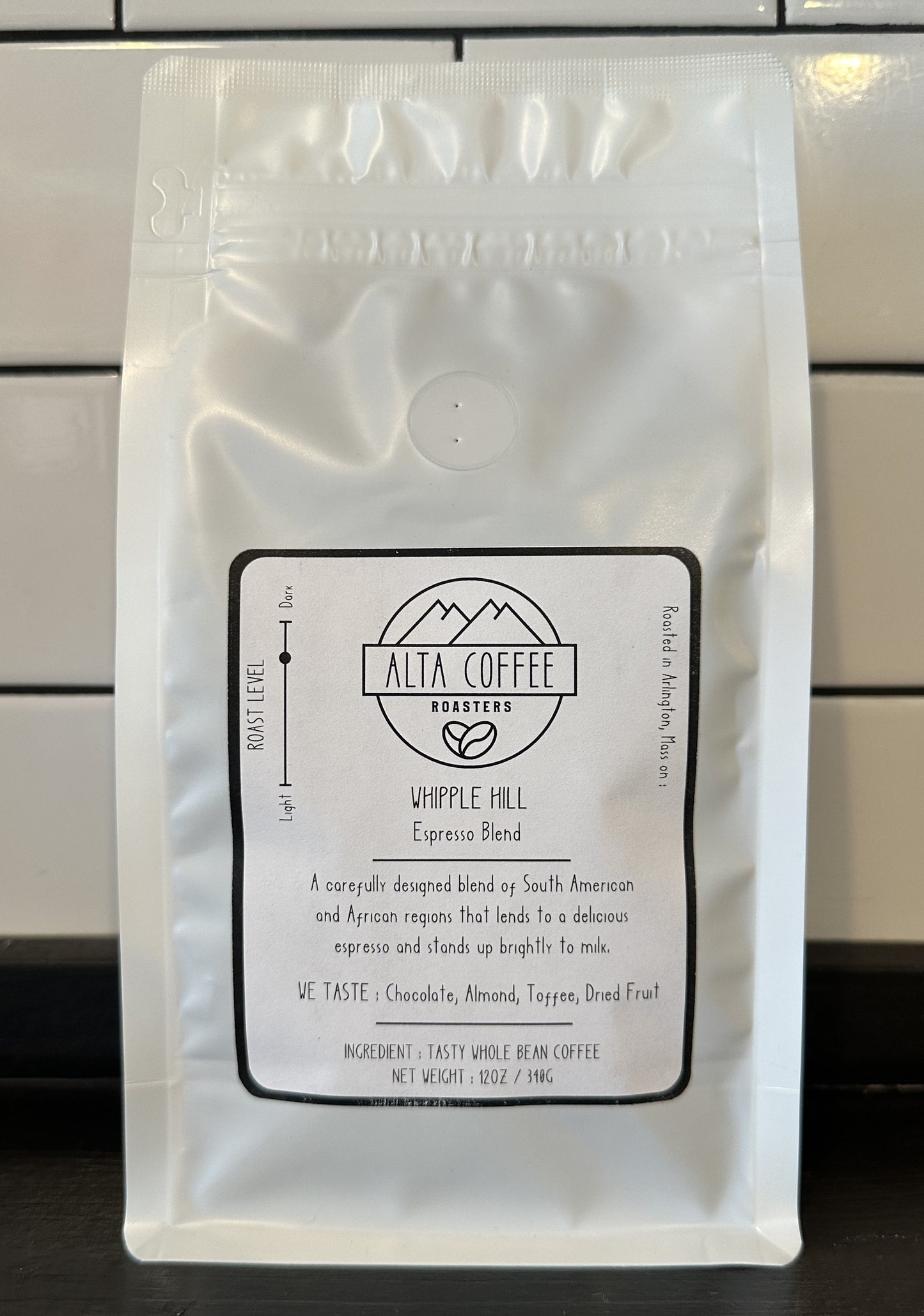 Whipple Hill - Espresso Blend - 12oz Bag