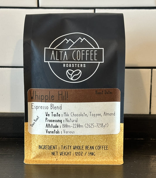 Whipple Hill - Espresso Blend - 12oz Bag