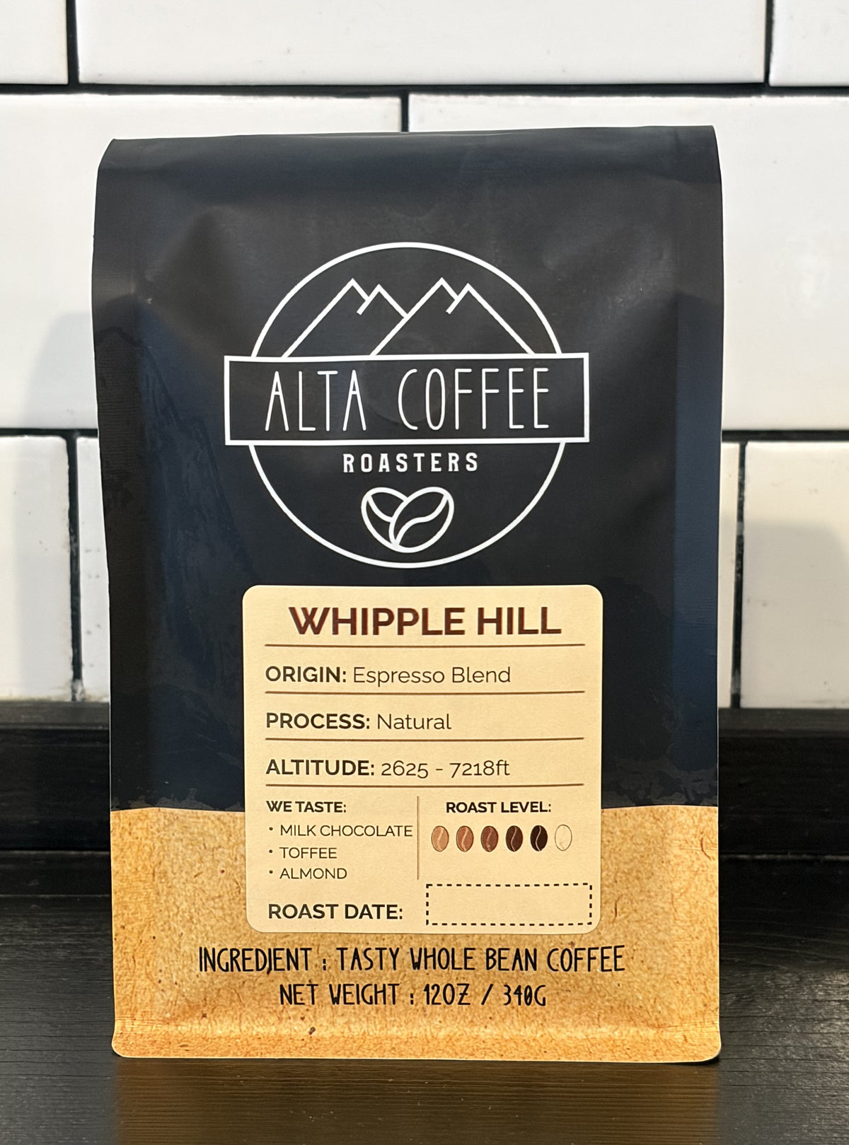Whipple Hill - Espresso Blend - 12oz Bag